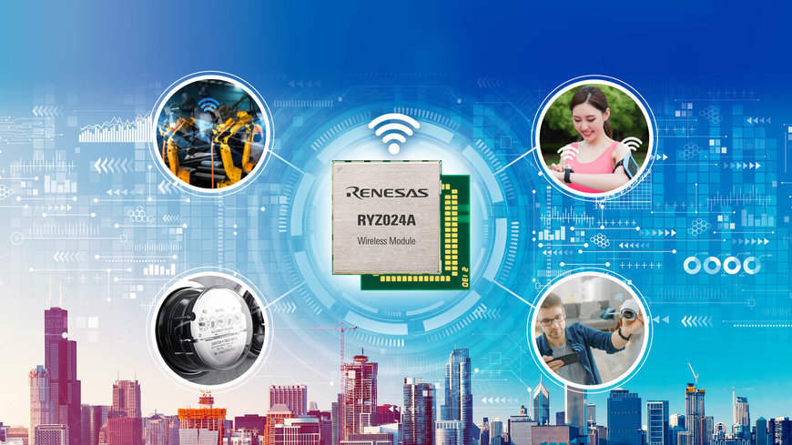 Renesas renforce sa gamme de produits WAN basse consommation avec un module cellulaire compatible NB-IoT